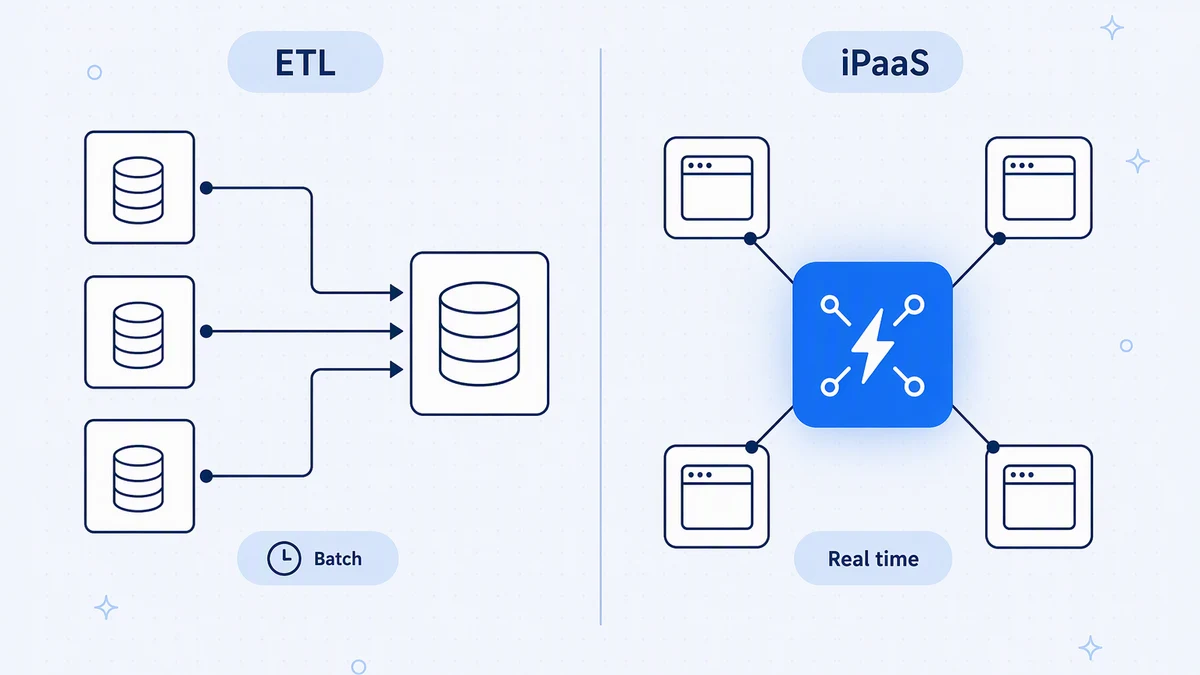 ETL vs iPaaS: which do you need?