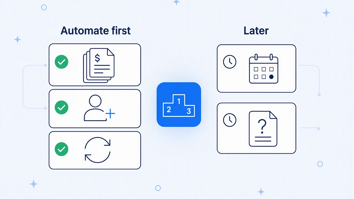 Which workflows to automate first: a simple scoring method