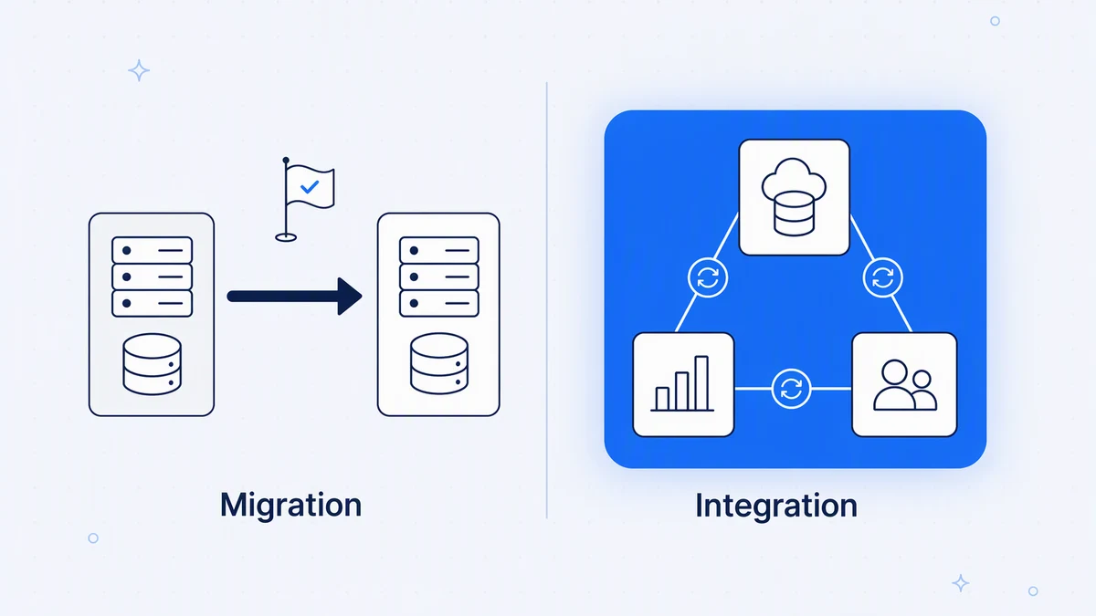 Data migration vs data integration: differences and why you need both